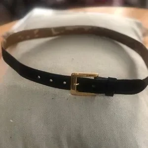 Louis Feraud | Accessories | Louis Feraud Navy Belt Gold  display picture 2